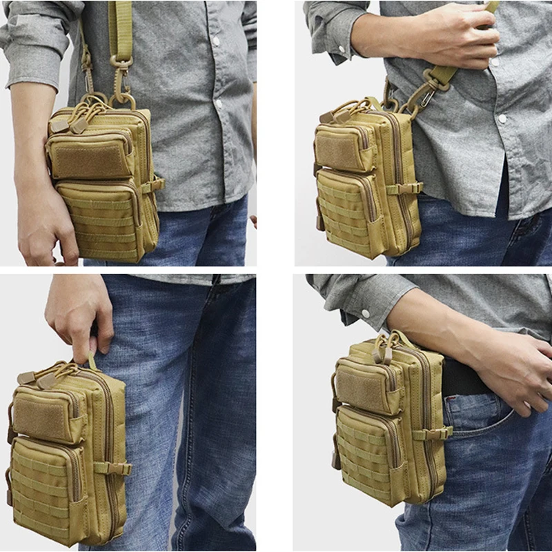 Tactical Pouch Shoulder Bag Military Army Molle Hip Waist Belt Bag Storage Pocket Camping Hiking Hunting Purse Phone Chest Bag
Tactical Pouch Shoulder Bag Military Army Molle Hip Waist Belt Bag Storage Pocket Camping Hiking Hunting Purse Phone Chest Bag