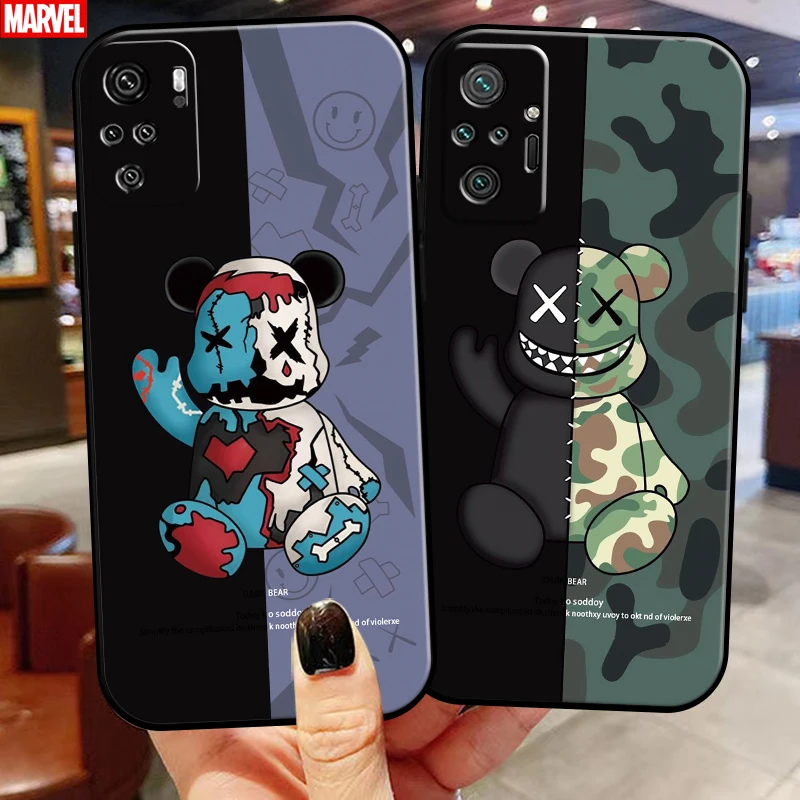 Luxury Fashion Bear For Xiaomi Redmi Note 10 10S 10T Pro Max 5G Phone Case Soft Black Coque Back Carcasa Funda
Luxury Fashion Bear For Xiaomi Redmi Note 10 10S 10T Pro Max 5G Phone Case Soft Black Coque Back Carcasa Funda