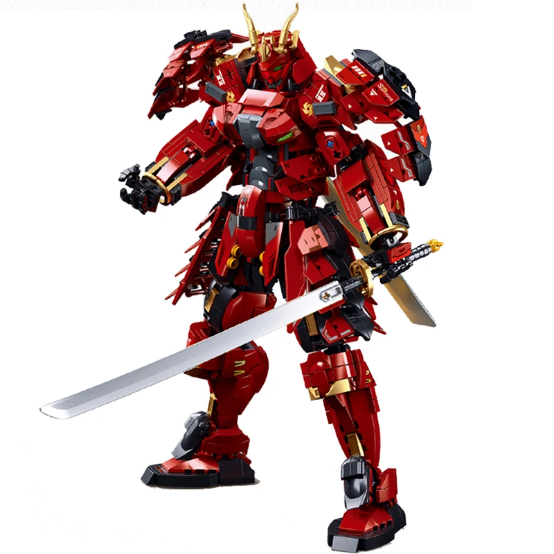 Строительные блоки New Sluban Battle Samurai Mecha Robot, армированные фигурки воинов, модель Наборы кубиков, Детские сборные игрушки «сделай сам», подарки
Строительные блоки New Sluban Battle Samurai Mecha Robot, армированные фигурки воинов, модель Наборы кубиков, Детские сборные игрушки «сделай сам», подарки