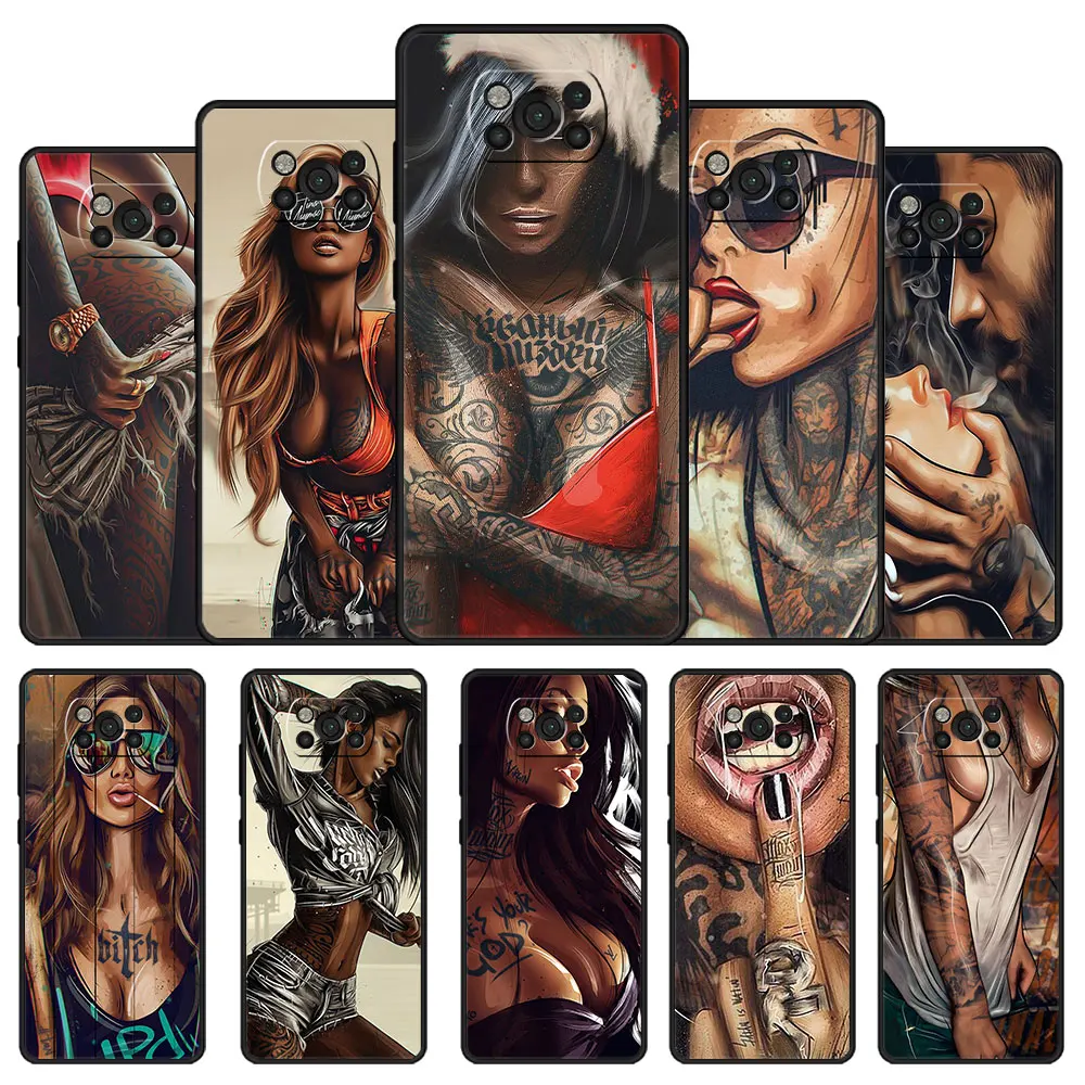 Silicone Case Coque for Xiaomi Poco Mi 9T M3 X3 NFC Mi 10T 11 11T Lite Pro Mi11 X4 NFC Sexy Sleeve Tattooed Girl Capinha Phone
Silicone Case Coque for Xiaomi Poco Mi 9T M3 X3 NFC Mi 10T 11 11T Lite Pro Mi11 X4 NFC Sexy Sleeve Tattooed Girl Capinha Phone