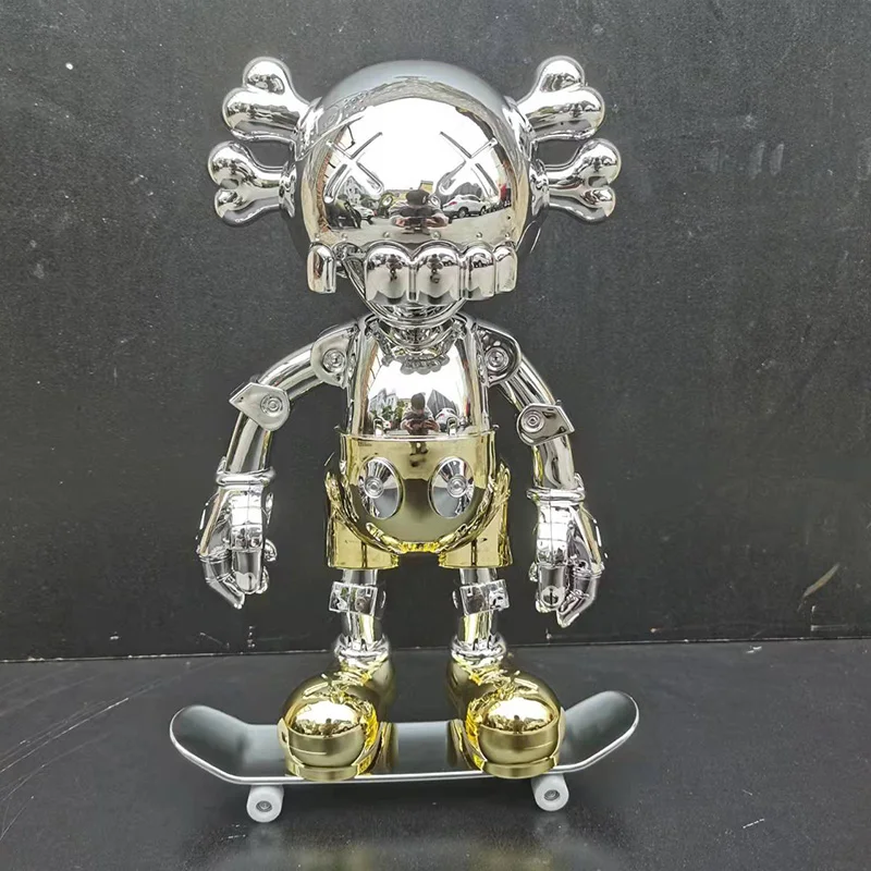 Skateboard Robot Model Decorative Figures Ornaments Metal Handmade Models Mechanical Industry Gifts Kawaii Desk Accessories
Skateboard Robot Model Decorative Figures Ornaments Metal Handmade Models Mechanical Industry Gifts Kawaii Desk Accessories