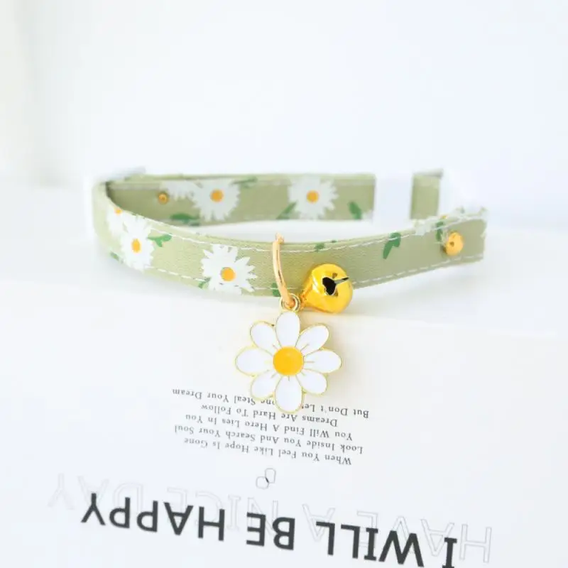Pet Collar Kitten Dog Bell Safety Buckle Necklace Cute Jewelry Fresh Flower 2023
Pet Collar Kitten Dog Bell Safety Buckle Necklace Cute Jewelry Fresh Flower 2023
