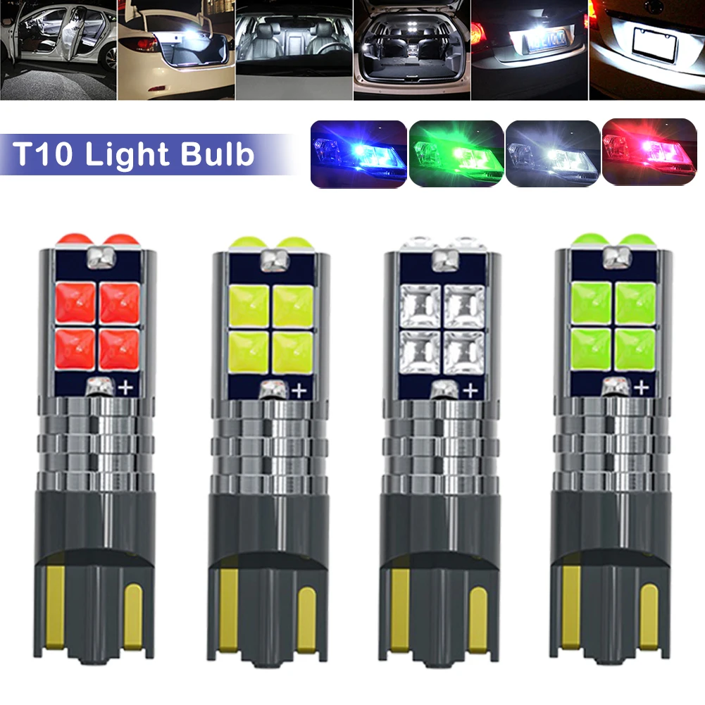 2pcs High Quality T10 W5W Super Bright Car Interior Reading Dome Light Marker Lamp LED Auto Wedge Parking Bulbs Accessories
2pcs High Quality T10 W5W Super Bright Car Interior Reading Dome Light Marker Lamp LED Auto Wedge Parking Bulbs Accessories