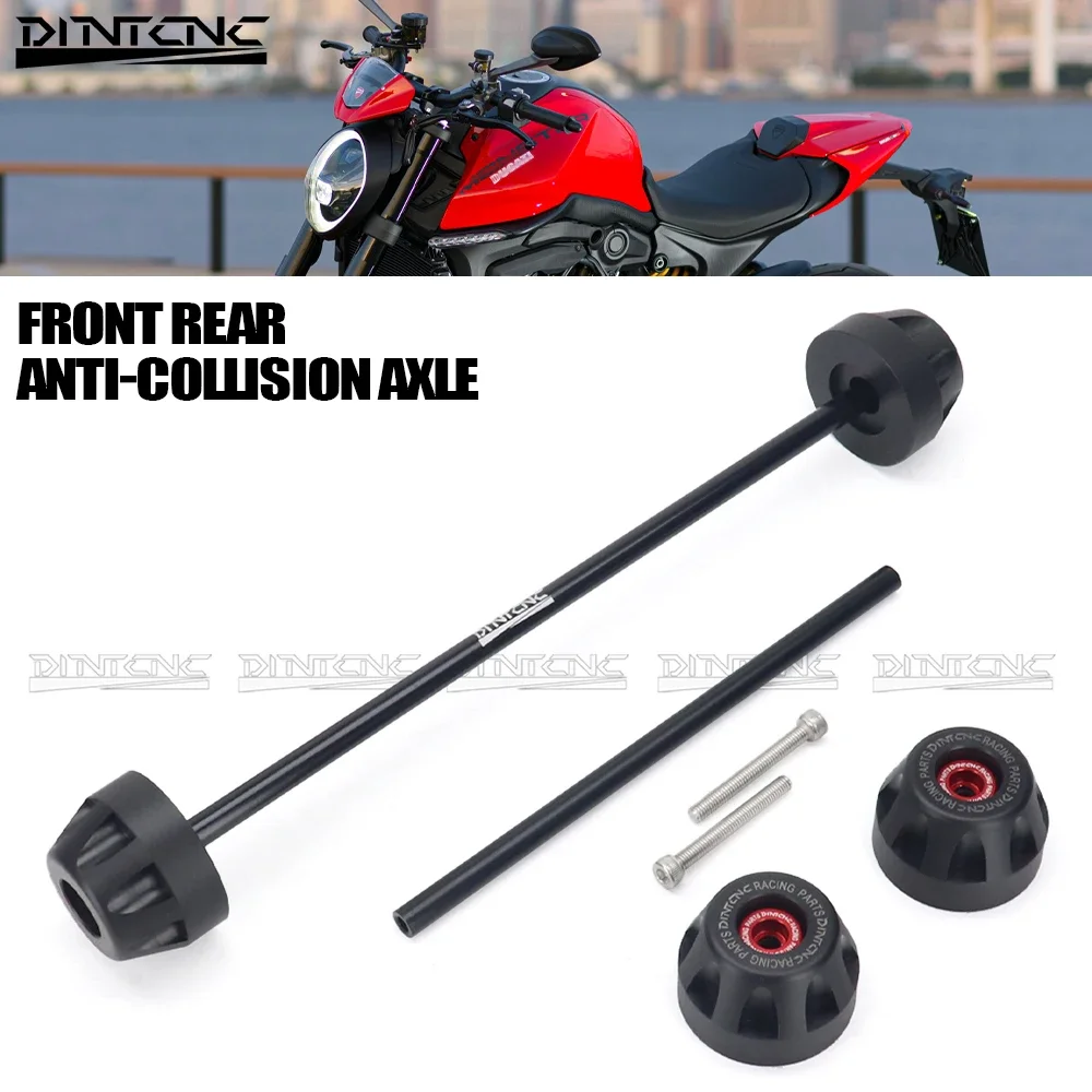 Front Rear Axle For DUCATI MONSTER937 MONSTER + 937 SP 950 2021-2023 Motorcycle Wheel Protector Anti-Fall Slider Pad Accessories 
Front Rear Axle For DUCATI MONSTER937 MONSTER + 937 SP 950 2021-2023 Motorcycle Wheel Protector Anti-Fall Slider Pad Accessories