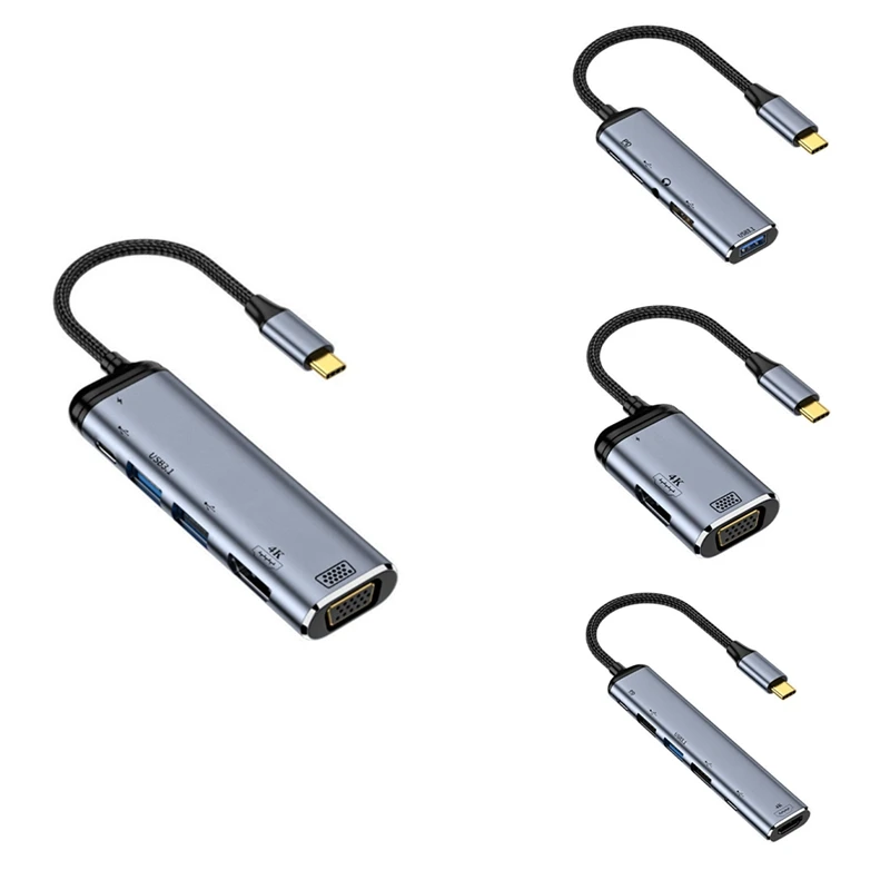 Портативный концентратор Type-C для HDMI-совместимый концентратор 4K Thunderbolt 3 USB C для аксессуаров для ПК (Y002)
Портативный концентратор Type-C для HDMI-совместимый концентратор 4K Thunderbolt 3 USB C для аксессуаров для ПК (Y002)