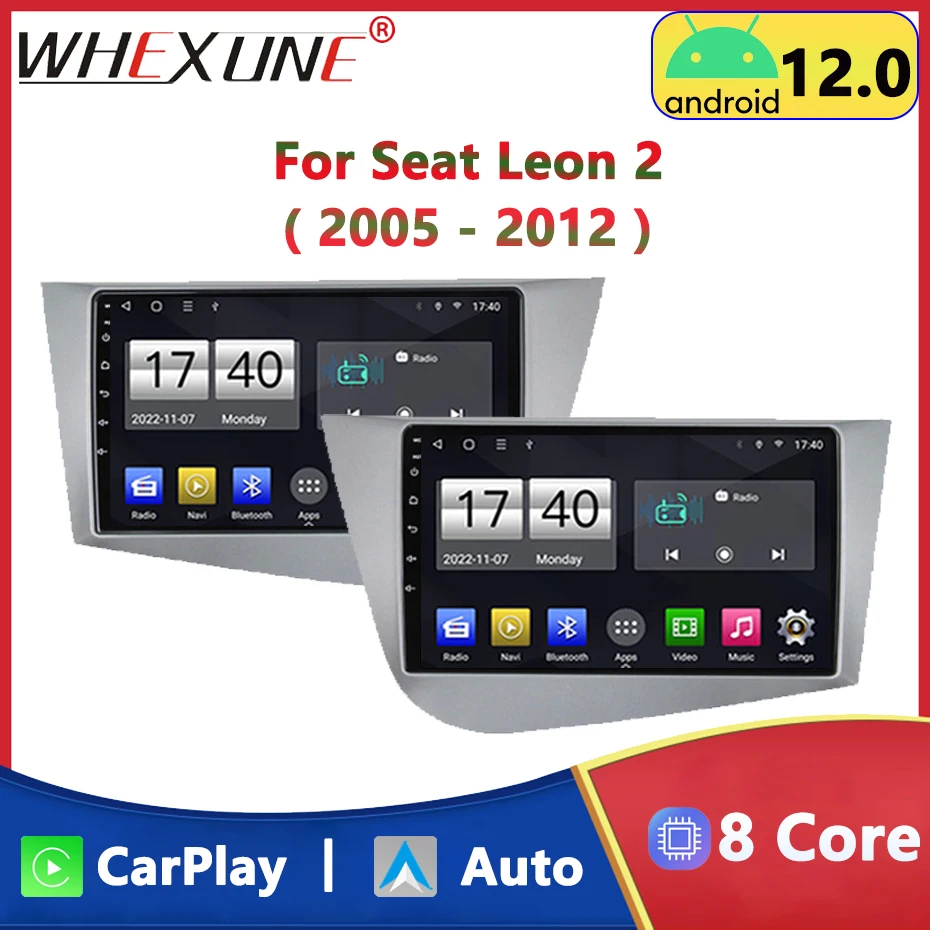 Android 12 Car Radio Multimedia Video Player For Seat Leon 2 MK2 2005-2012 Navigation GPS WIFI Wireless Stereo Carplay Head Unit
Android 12 Car Radio Multimedia Video Player For Seat Leon 2 MK2 2005-2012 Navigation GPS WIFI Wireless Stereo Carplay Head Unit