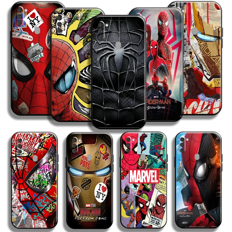 Spiderman Iron Man Venom For Samsung Galaxy M11 Phone Case Cases Back Liquid Silicon Cover Soft Black Coque TPU Carcasa
Spiderman Iron Man Venom For Samsung Galaxy M11 Phone Case Cases Back Liquid Silicon Cover Soft Black Coque TPU Carcasa