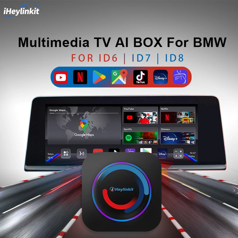 iHeylinkit Multimedia Android Ai Box for BMW iD6 iD7 iD8 for Netflix Youtube Google Play Store for BMW X4 X5 X6 X7 i3 i4 Upgrade
iHeylinkit Multimedia Android Ai Box for BMW iD6 iD7 iD8 for Netflix Youtube Google Play Store for BMW X4 X5 X6 X7 i3 i4 Upgrade