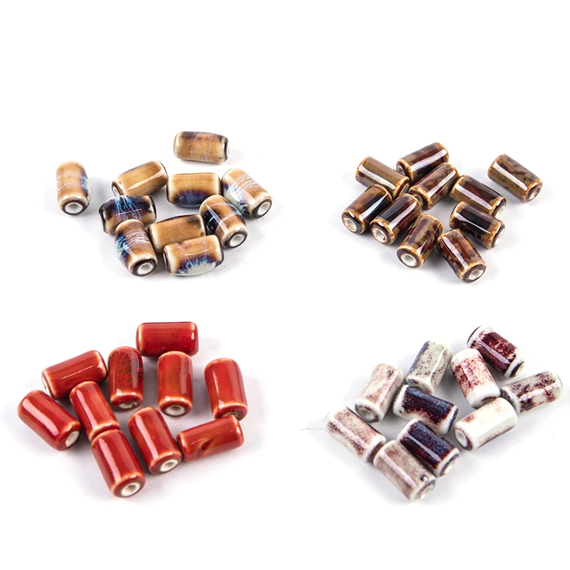 10 шт., керамические бусины для изготовления ювелирных изделий 
10 шт., керамические бусины для изготовления ювелирных изделий