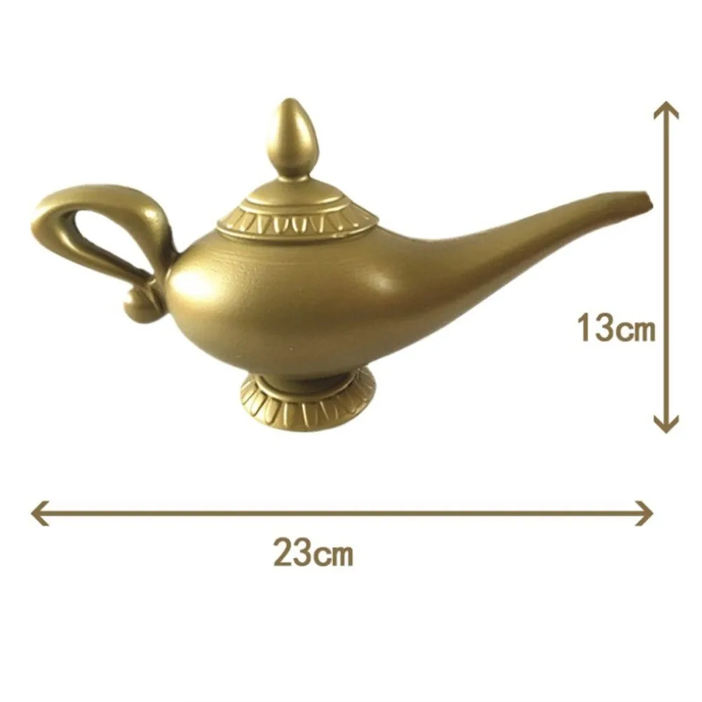 Light Lamp Aladdin Genie Lamp Carved Costume Stage Props Decorative Gift Home Decoration Party Supplies Brand New
Light Lamp Aladdin Genie Lamp Carved Costume Stage Props Decorative Gift Home Decoration Party Supplies Brand New