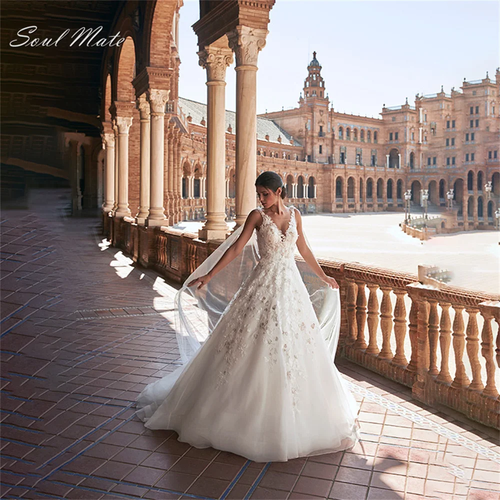 Boho Sexy Lace A Line Wedding Dress for Women Sweetheart Court Train Appliques Bridal Gowns Backless Bridal Dress Robe De Mariée
Boho Sexy Lace A Line Wedding Dress for Women Sweetheart Court Train Appliques Bridal Gowns Backless Bridal Dress Robe De Mariée