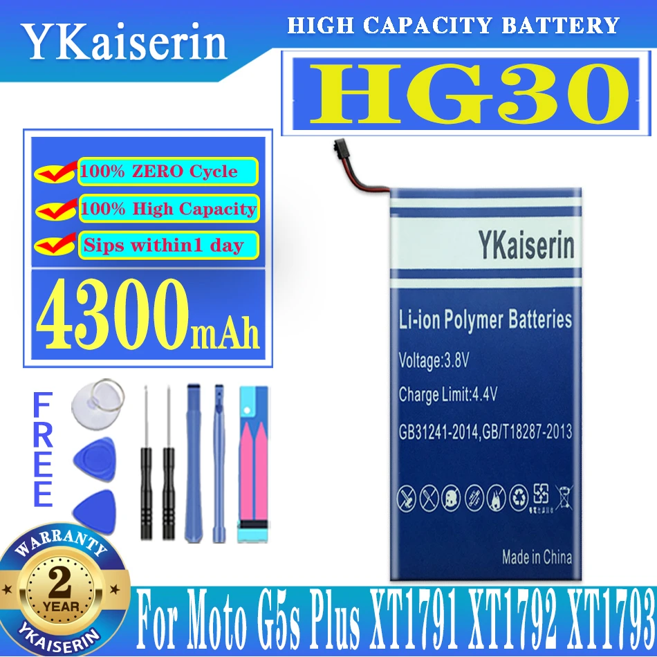 Аккумулятор ykaisin 4300 мАч HG30 для Motorola Moto G5s Plus XT1791 XT1792 XT1793 XT1794 XT1795 XT1802 XT1803 XT1804 XT1805 XT1806
Аккумулятор ykaisin 4300 мАч HG30 для Motorola Moto G5s Plus XT1791 XT1792 XT1793 XT1794 XT1795 XT1802 XT1803 XT1804 XT1805 XT1806