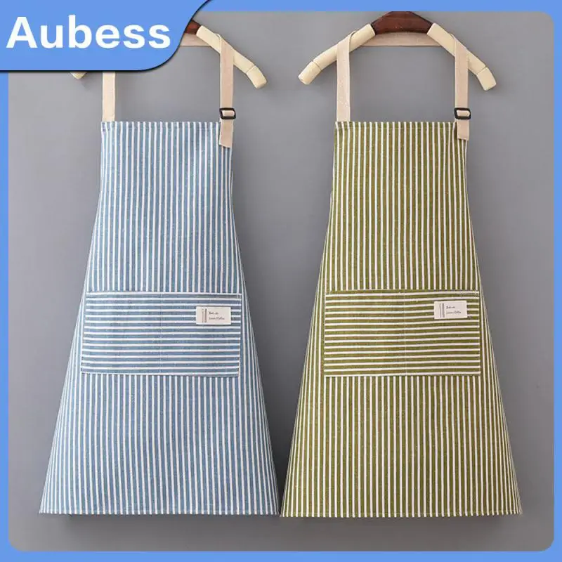 Internet Popular Household Cooking Baking Apron Vertical Stripe Anti-fouling Sleeveless Apron Japanese Style Breathable Apron
Internet Popular Household Cooking Baking Apron Vertical Stripe Anti-fouling Sleeveless Apron Japanese Style Breathable Apron