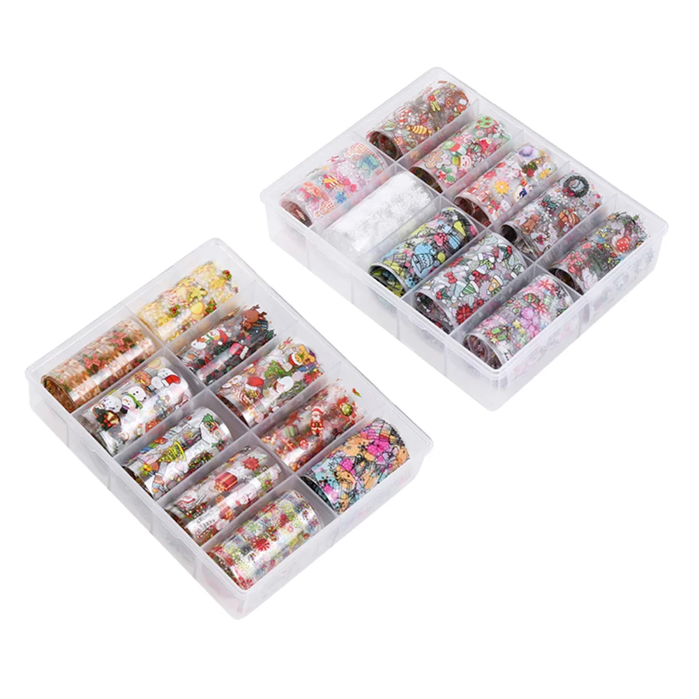 20 Sheets/2 Boxes Nail Stickers Christmas Manicure Stickers Nail Decals
20 Sheets/2 Boxes Nail Stickers Christmas Manicure Stickers Nail Decals