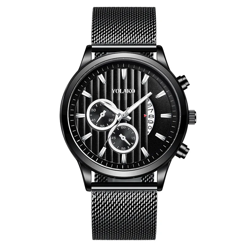 Hot 2022 Fashion Two Eye Five Needle Calendar Men's Watch Men's Watch Mesh Band Business Quartz Watch Watch Relogio Masculino
Hot 2022 Fashion Two Eye Five Needle Calendar Men's Watch Men's Watch Mesh Band Business Quartz Watch Watch Relogio Masculino