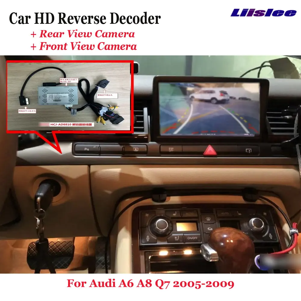 For Audi A6 A8 Q7 2005-2009 Car DVR Rearview Front Camera Reverse Image Decoder Original Screen Upgrade
For Audi A6 A8 Q7 2005-2009 Car DVR Rearview Front Camera Reverse Image Decoder Original Screen Upgrade
