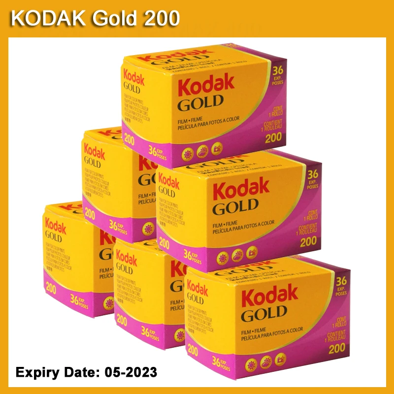 KODAK GOLD 200 35mm Film 36 Exposure per Roll Fit For M35 / M38 Camera (Expiration Date: 05/2023)
KODAK GOLD 200 35mm Film 36 Exposure per Roll Fit For M35 / M38 Camera (Expiration Date: 05/2023)