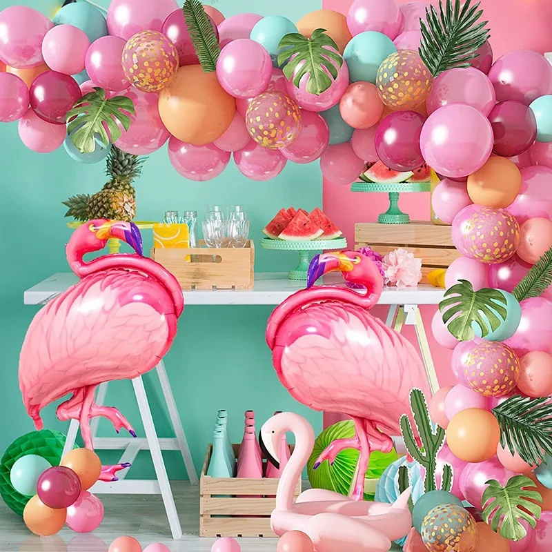 Tropical Flamingo Balloons Garland Kit Green Pink Balloons for Baby Shower Hawaiian Luau Birthday Party Decorations Supplies
Tropical Flamingo Balloons Garland Kit Green Pink Balloons for Baby Shower Hawaiian Luau Birthday Party Decorations Supplies