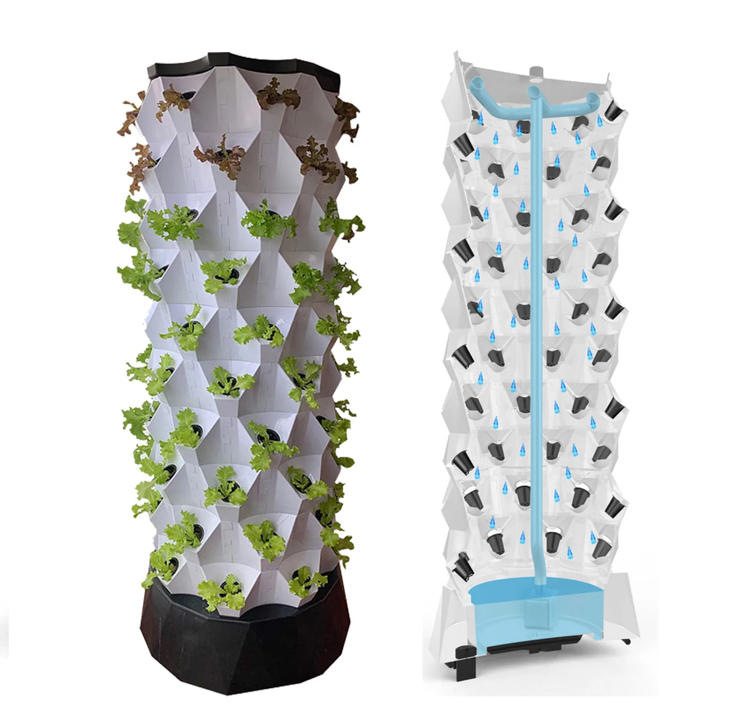 vertical hydroponic tower growing systems smart garden irrigation hydroponics equipment 6/8/10 Layers Pineapple Garden Tower
vertical hydroponic tower growing systems smart garden irrigation hydroponics equipment 6/8/10 Layers Pineapple Garden Tower