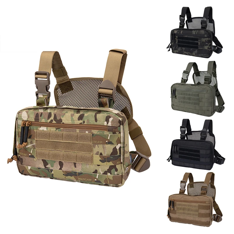 Уличная тактическая нагрудная сумка с функцией обнаружения на спине, портативная тактическая нагрудная сумка, аксессуары, универсальная военная сумка через плечо с системой «Молле»
Уличная тактическая нагрудная сумка с функцией обнаружения на спине, портативная тактическая нагрудная сумка, аксессуары, универсальная военная сумка через плечо с системой «Молле»