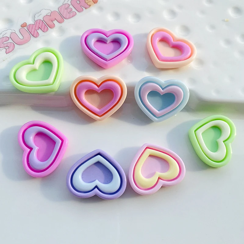 10PCS Colorful Hearts Charms Pack For Women Children DIY Phone Case Handmade Hair Accessory Materials
10PCS Colorful Hearts Charms Pack For Women Children DIY Phone Case Handmade Hair Accessory Materials