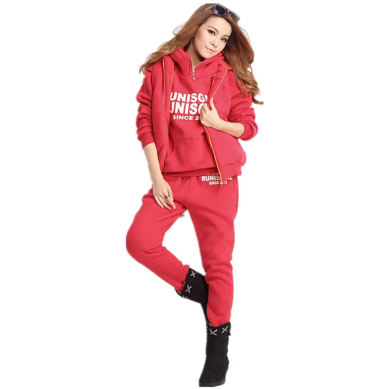 Hoodies Set Women Autumn Winter Tracksuit Velvet Thickened 2022 Letter Three-piece Suit Sweatshirts Hooded Sports Set
Hoodies Set Women Autumn Winter Tracksuit Velvet Thickened 2022 Letter Three-piece Suit Sweatshirts Hooded Sports Set