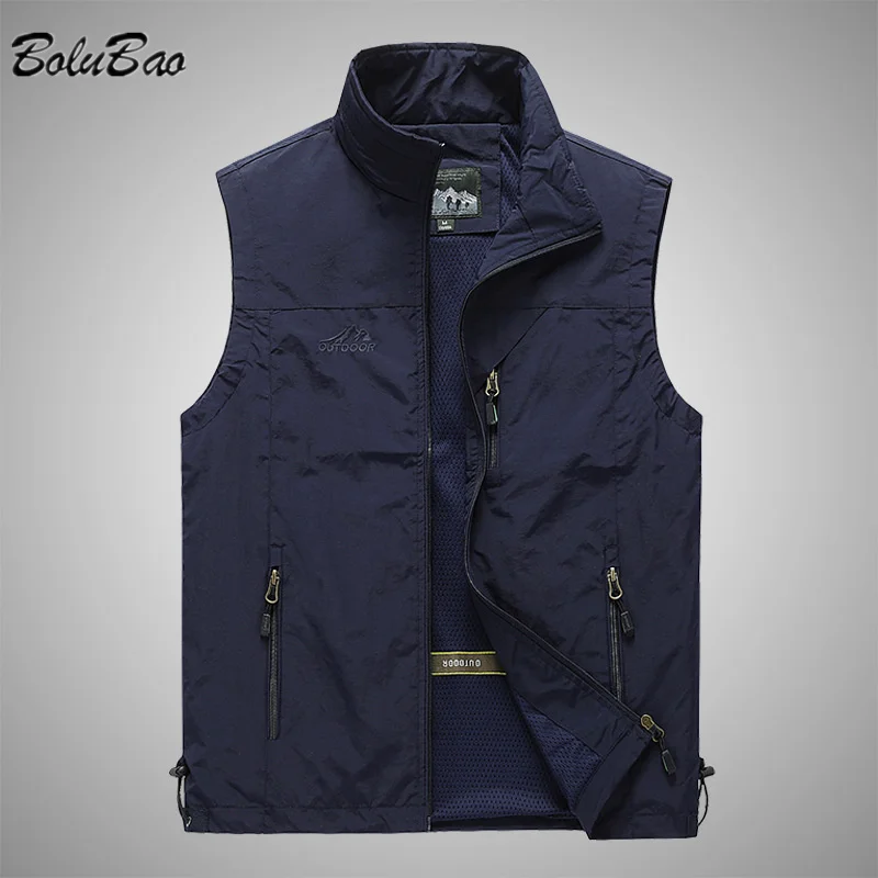 Spring New Men Waistcoat Outdoor Leisure Solid Color Vest Young Middle-aged Photography Fishing Casual Vest Jacket Male 
Spring New Men Waistcoat Outdoor Leisure Solid Color Vest Young Middle-aged Photography Fishing Casual Vest Jacket Male