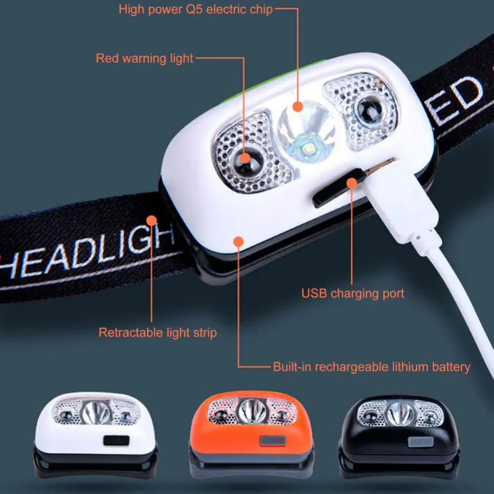 1000LM Mini LED Headlamp Waterproof Intelligent Infrared Sensor Flashlight USB Rechargeable Headlight 2Modes Camping
1000LM Mini LED Headlamp Waterproof Intelligent Infrared Sensor Flashlight USB Rechargeable Headlight 2Modes Camping