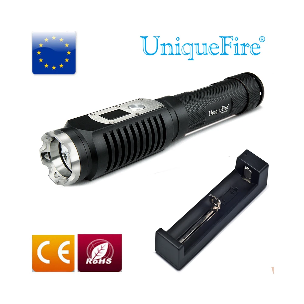 Фонарик UniqueFire, яркий портативный фонарик в новом стиле с зарядным устройством и одним слотом, 1200 люмен, XML
Фонарик UniqueFire, яркий портативный фонарик в новом стиле с зарядным устройством и одним слотом, 1200 люмен, XML