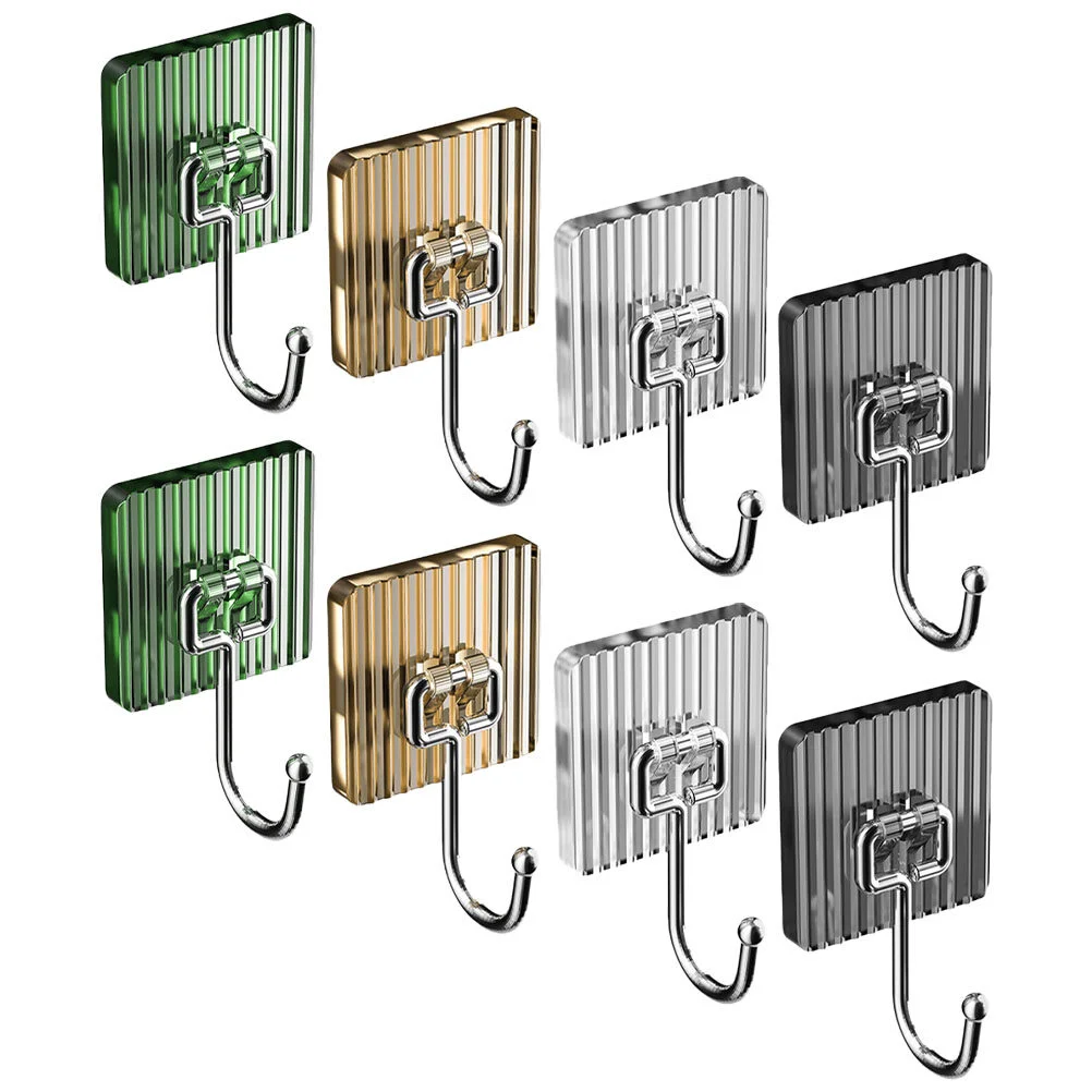 8 Pcs Towel Hooks Wall Mount Modern Hooks Towel Door Hanging Sticky Bathroom Clothes Hangers
8 Pcs Towel Hooks Wall Mount Modern Hooks Towel Door Hanging Sticky Bathroom Clothes Hangers