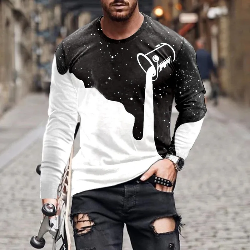 Men's Long Sleeve T-Shirt 2022 Spring/Summer 3D Printing Fashion Trend Good Quality Long Sleeve T-Shirt Oversized
Men's Long Sleeve T-Shirt 2022 Spring/Summer 3D Printing Fashion Trend Good Quality Long Sleeve T-Shirt Oversized
