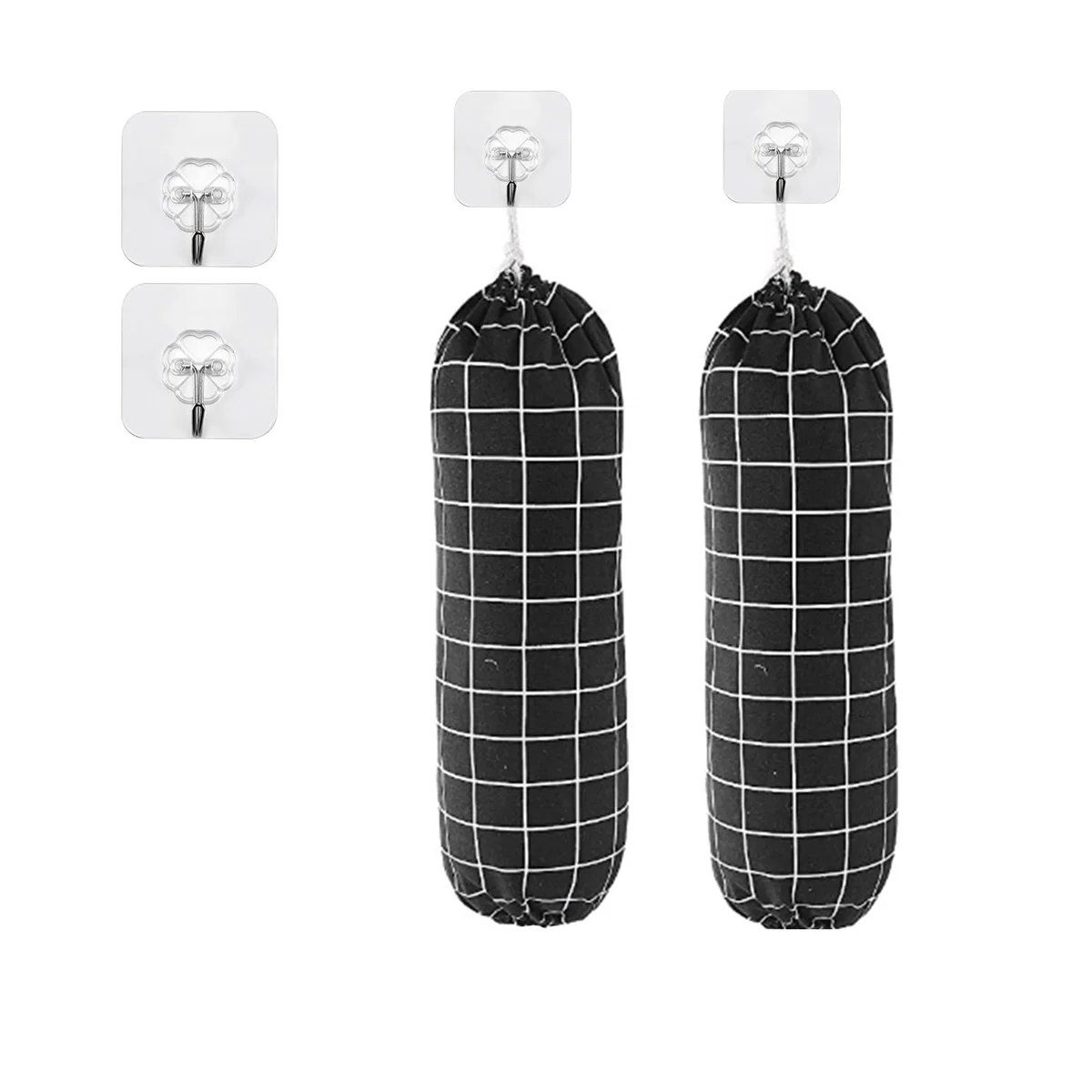 Plastic Bag Holder, Wall Mount Garbage Plastic Bag Organizer, Bag Storage Dispenser, Bag Holder for Kitchen Drawstring
Plastic Bag Holder, Wall Mount Garbage Plastic Bag Organizer, Bag Storage Dispenser, Bag Holder for Kitchen Drawstring