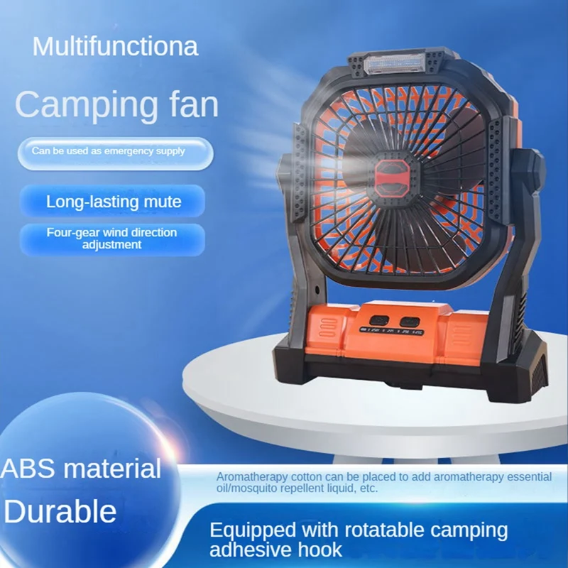 Camping Tent Fan With LED Light 7800Mah Powered Rechargeable Rotation Lantern With Hook Picnic
Camping Tent Fan With LED Light 7800Mah Powered Rechargeable Rotation Lantern With Hook Picnic