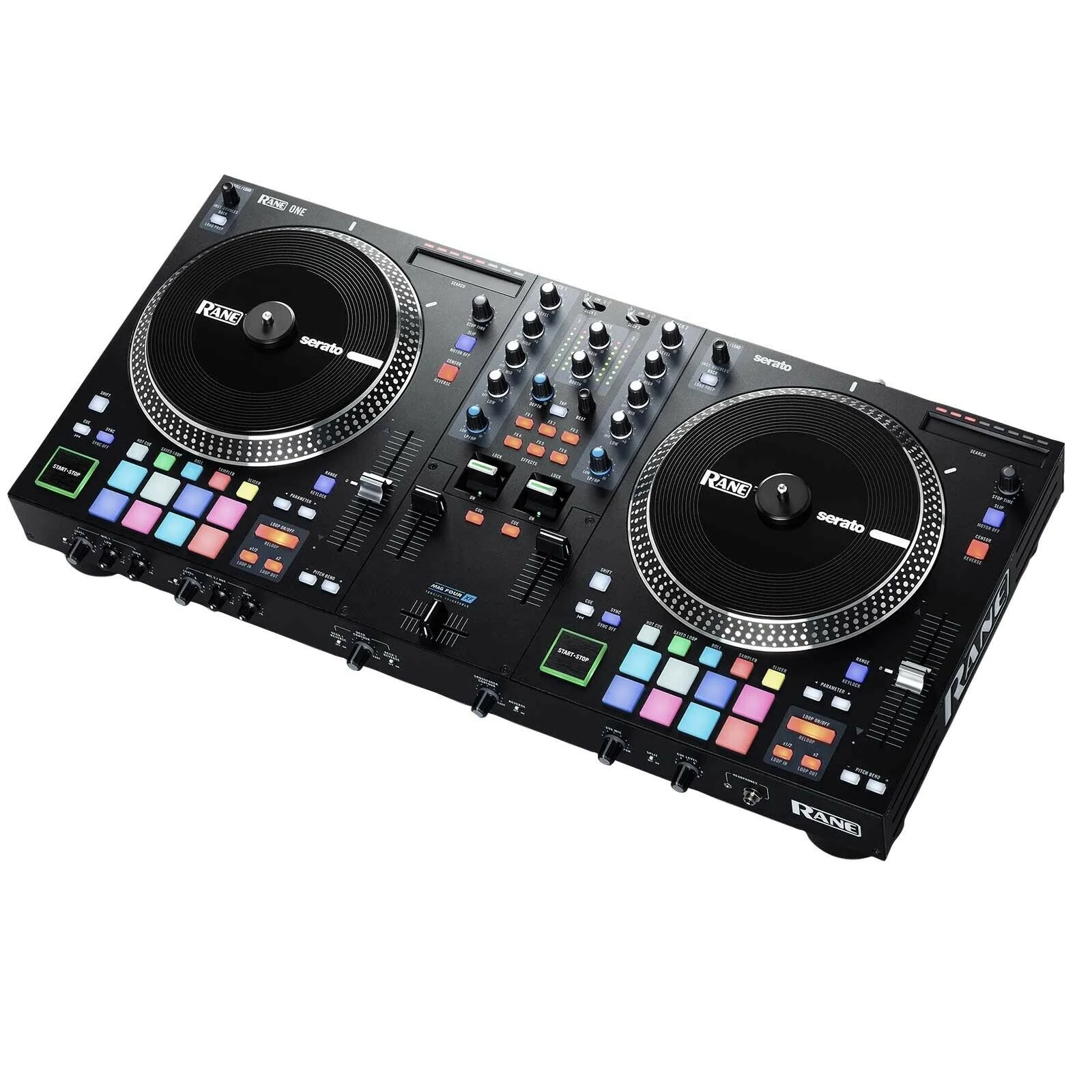SUMMER SALES DISCOUNT ON Buy With Confidence New Rane ONE 2 Channel Pro 7" Motorized Turntable Style Decks DJ Controller w Case
SUMMER SALES DISCOUNT ON Buy With Confidence New Rane ONE 2 Channel Pro 7" Motorized Turntable Style Decks DJ Controller w Case