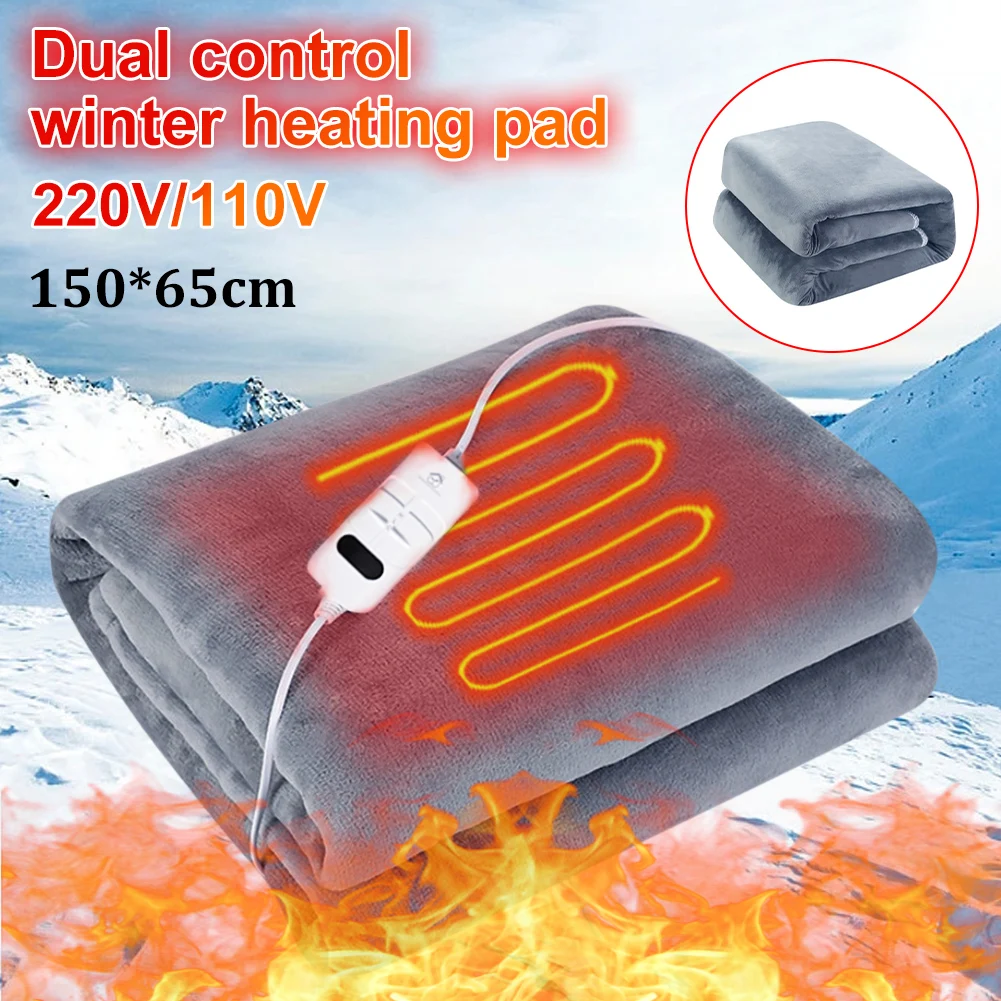New Arrivals 220V/110V Flannel Electric Blanket Heater Cover 3-speed Fast Heating 150*65cm Warming Product For Camping Home
New Arrivals 220V/110V Flannel Electric Blanket Heater Cover 3-speed Fast Heating 150*65cm Warming Product For Camping Home