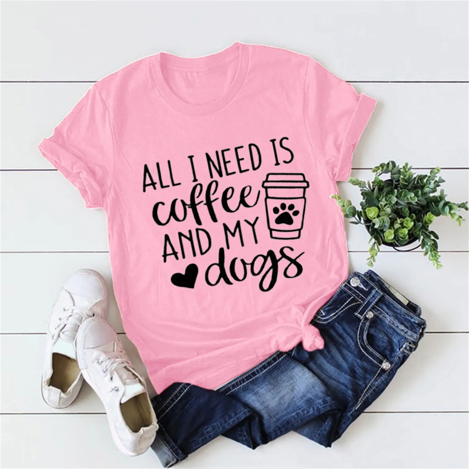 Футболка женская с круглым вырезом, короткий рукав с принтом, Повседневная Легкая рубашка с воротником 
Футболка женская с круглым вырезом, короткий рукав с принтом, Повседневная Легкая рубашка с воротником