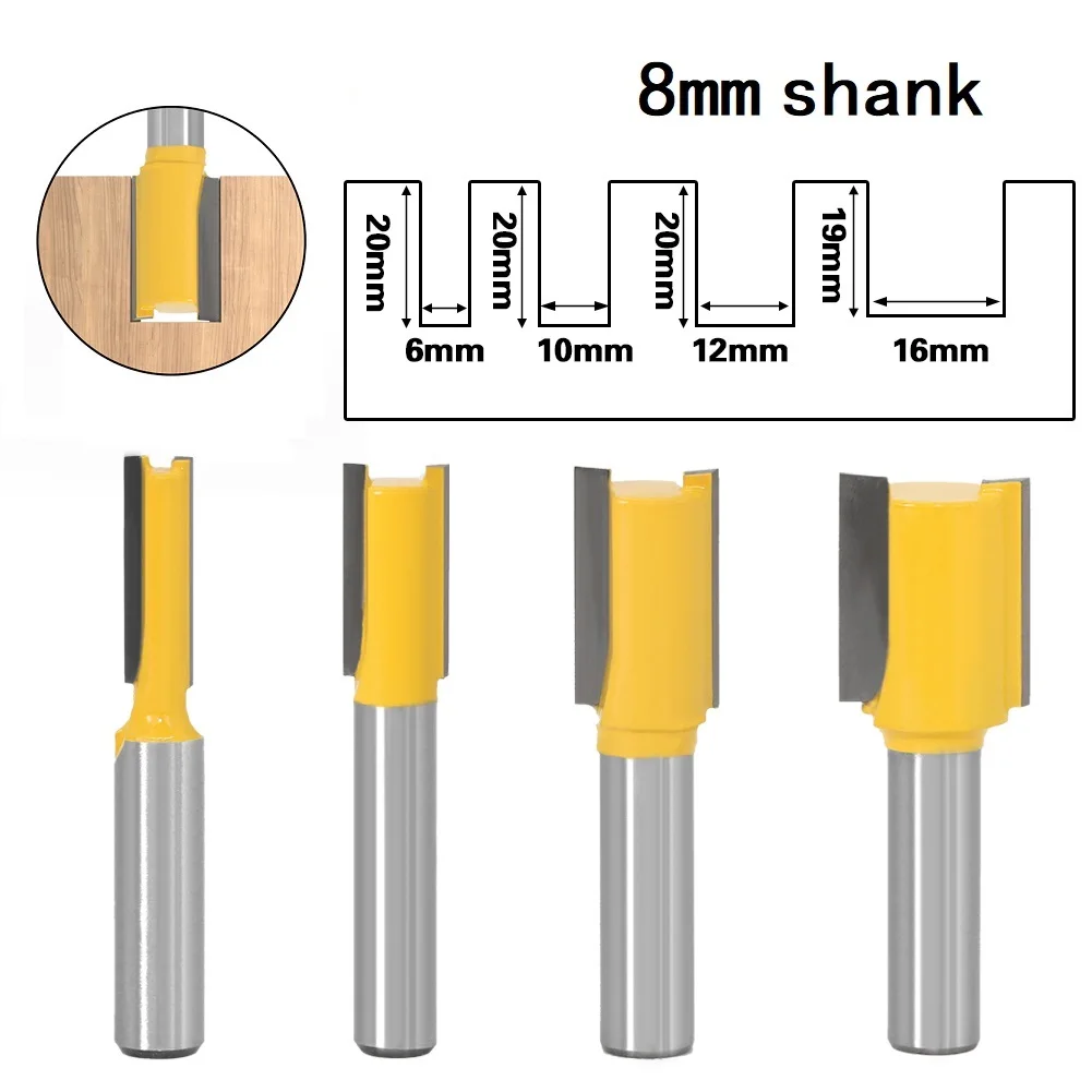 1pc 8mm Shank Flush Trim Router Bit Straight Router Bit Shank Bottom Wood Cleaning Bit Clean Milling Cutter Woodworking Tools
1pc 8mm Shank Flush Trim Router Bit Straight Router Bit Shank Bottom Wood Cleaning Bit Clean Milling Cutter Woodworking Tools