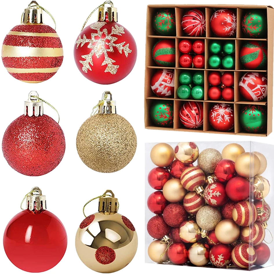 44/50 шт. 3/4/6 см рождественские шары украшения подвеска Arbol De Navidad Рождественская елка подвеска Рождественский шар набор домашний декор
44/50 шт. 3/4/6 см рождественские шары украшения подвеска Arbol De Navidad Рождественская елка подвеска Рождественский шар набор домашний декор