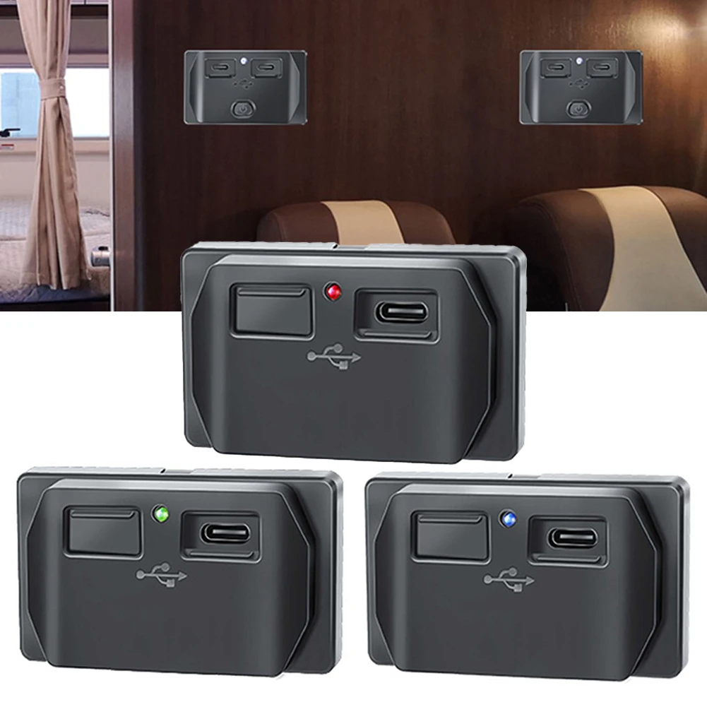 PD Type C Dual USB Ports Quick Charge Car Bus Charger Socket Adapter Fits For Marine Automobiles Battery Charging Units
PD Type C Dual USB Ports Quick Charge Car Bus Charger Socket Adapter Fits For Marine Automobiles Battery Charging Units