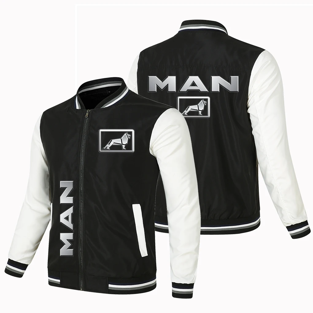 2023 New Spring Autumn Men's MAN Truck Logo Casual Sports Loose Zipper Baseball Jacket Man Thin Biker Coat
2023 New Spring Autumn Men's MAN Truck Logo Casual Sports Loose Zipper Baseball Jacket Man Thin Biker Coat