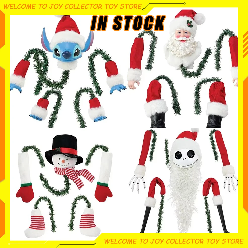 Kawaii Stitch Рождественское украшение Grinch The Nightmare Before Xmas Tree Подвеска Череп Джек
