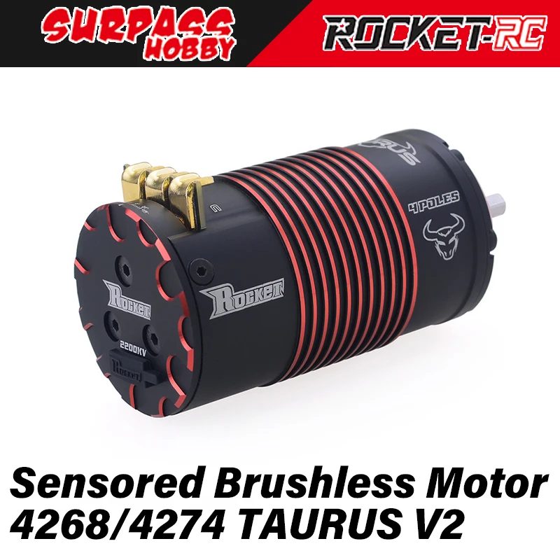 SURPASS HOBBY Rocket 4274 4268 Sensored Brushless Motor Taurus Turbo for 1/8 1/7 Rc Car on Road Off Road Monster Truck TRAXXAS
SURPASS HOBBY Rocket 4274 4268 Sensored Brushless Motor Taurus Turbo for 1/8 1/7 Rc Car on Road Off Road Monster Truck TRAXXAS