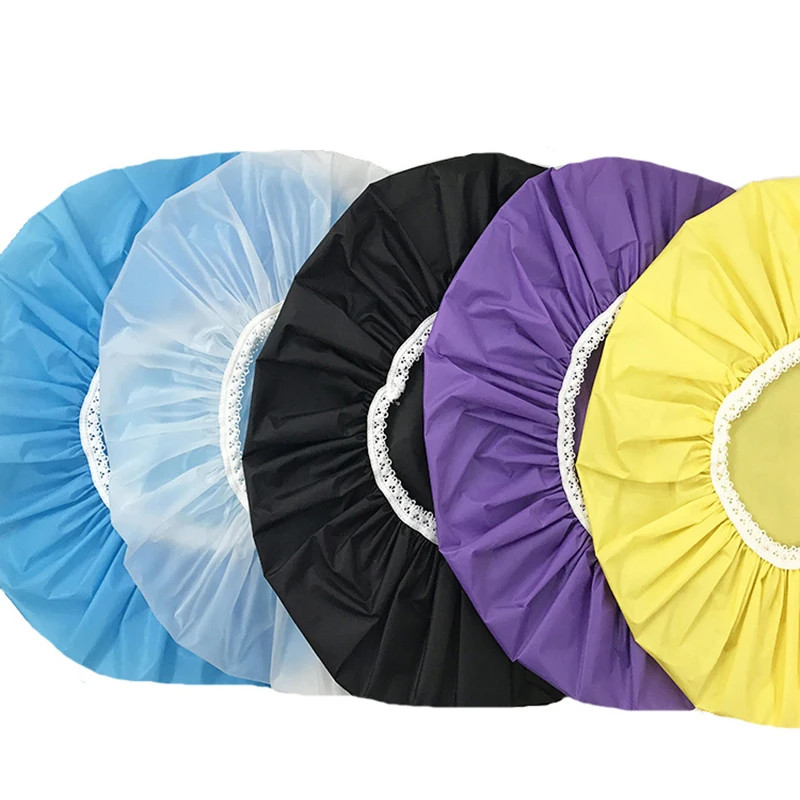 Shower Caps Cover For Women Elastic Bathing Hair Cover Head Cap Hat Household For Women Sauna Bathroom Accessories
Shower Caps Cover For Women Elastic Bathing Hair Cover Head Cap Hat Household For Women Sauna Bathroom Accessories