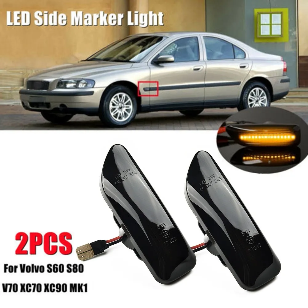 For Volvo S60 S80 V70 XC70 XC90 MK1 LED Side Marker Light Signal Lamp 2X Car Accessories High-quality Signal Lights
For Volvo S60 S80 V70 XC70 XC90 MK1 LED Side Marker Light Signal Lamp 2X Car Accessories High-quality Signal Lights