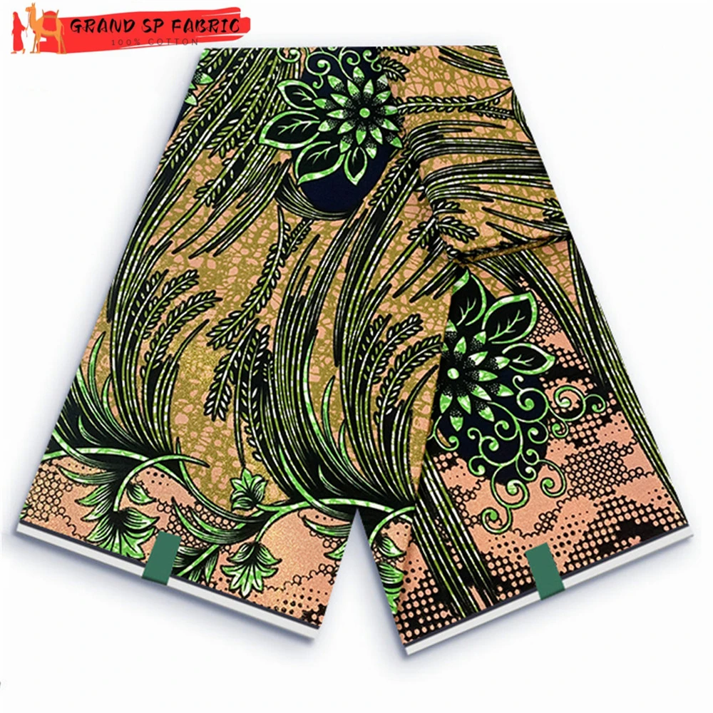 Grand Super 100% Cotton African Wax Fabric High Quality Wax Print Ankara Fabric For Sewing 6yards Women Fabric VLS57
Grand Super 100% Cotton African Wax Fabric High Quality Wax Print Ankara Fabric For Sewing 6yards Women Fabric VLS57