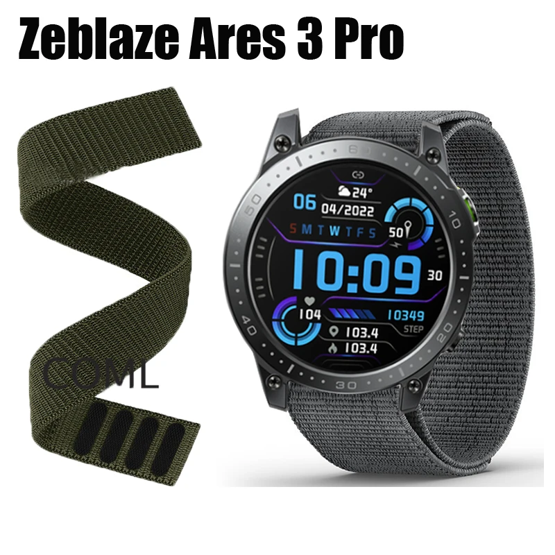 Ремешок для часов Zeblaze Ares 3 Pro, ремешок с крючком и нейлоновым ремешком
Ремешок для часов Zeblaze Ares 3 Pro, ремешок с крючком и нейлоновым ремешком