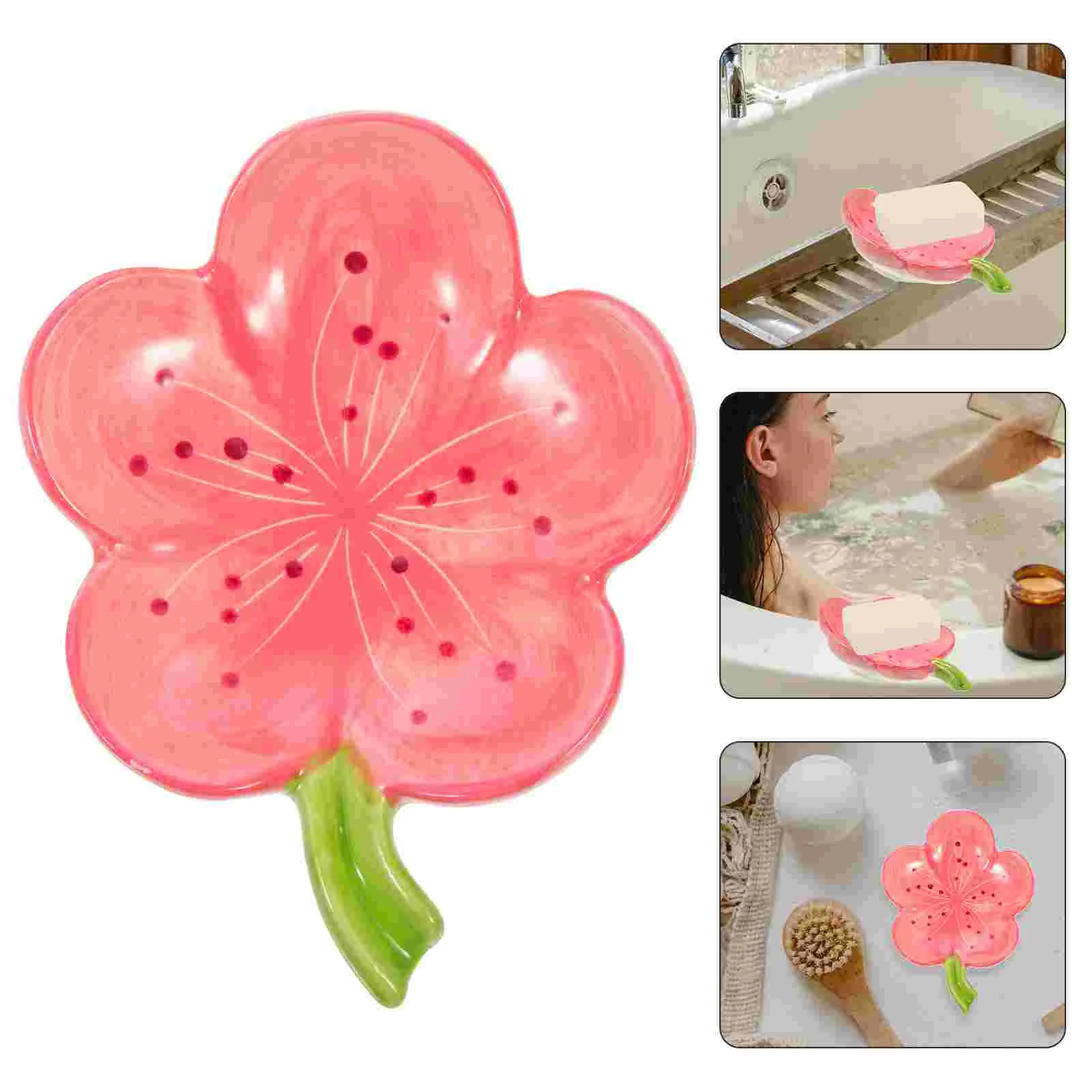 Soap Dish Holder Tray Bathroom Ceramic Flower Drain Box Holders Draining Rack Shaped Storage Saver Decorative Sponge Case Plate
Soap Dish Holder Tray Bathroom Ceramic Flower Drain Box Holders Draining Rack Shaped Storage Saver Decorative Sponge Case Plate