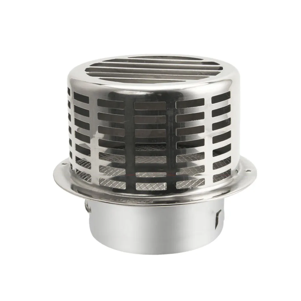 Stainless Steel Hood Exhaust Cap Rain Cap Wall Vent Outlet Air Vent Grille Cover Outlet Heating Cooling Vents Cap
Stainless Steel Hood Exhaust Cap Rain Cap Wall Vent Outlet Air Vent Grille Cover Outlet Heating Cooling Vents Cap