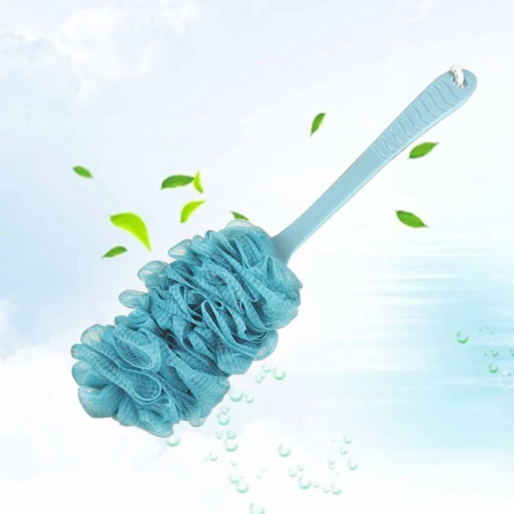Gauze Bath Ball Brushes Long Handle Bathbrushes Bubble Bath Gauze Bath Brush Blue 
Gauze Bath Ball Brushes Long Handle Bathbrushes Bubble Bath Gauze Bath Brush Blue