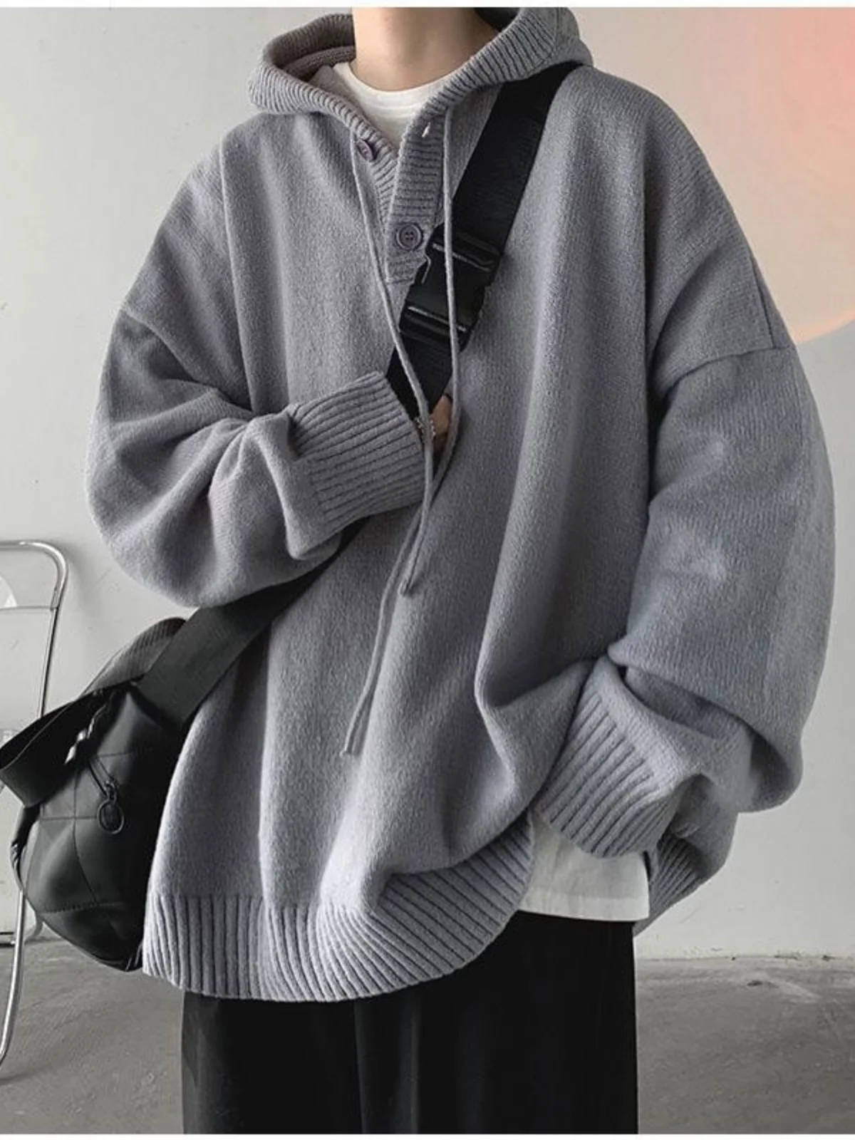 American Vintage Men's Button Hoodie Sweater Knitted Coat Harajuku Oversize Autumn Winter Jacket Fashion Pullover Couple Clothes
American Vintage Men's Button Hoodie Sweater Knitted Coat Harajuku Oversize Autumn Winter Jacket Fashion Pullover Couple Clothes